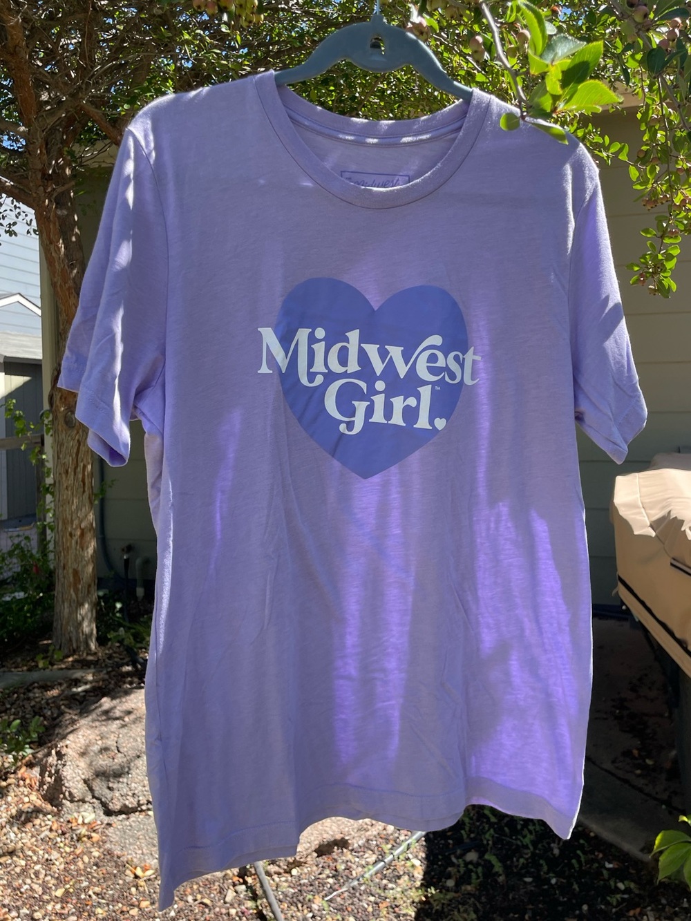 Midwest Girl Lavender Graphic Tee